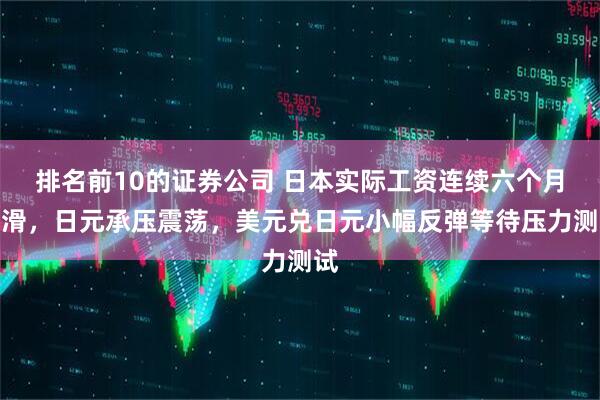 排名前10的证券公司 日本实际工资连续六个月下滑，日元承压震荡，美元兑日元小幅反弹等待压力测试